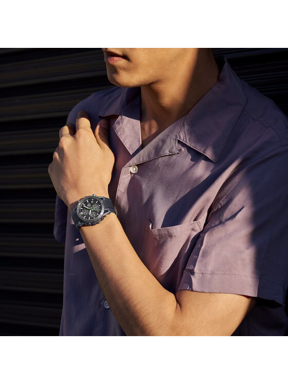 Casio Casio Ρολόι EFS-S640PB-1AVUEF Μαύρο