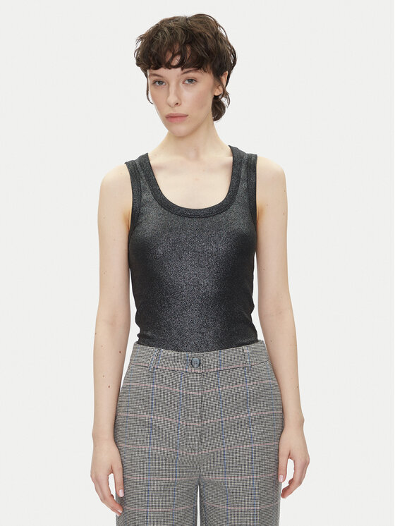 Pepe Jeans Top Lacey PL505993 Negru Slim Fit