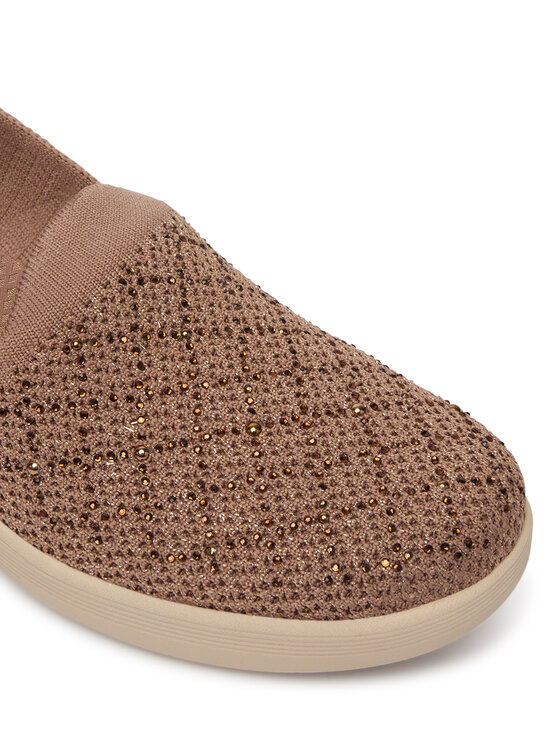 Skechers Skechers Półbuty Martha Stewart: Pier-Lite - My Reflection 188019/MOC Brązowy