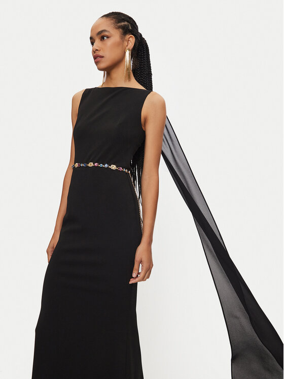 Rinascimento Rinascimento Abendkleid CFC0120016003 Schwarz Regular Fit