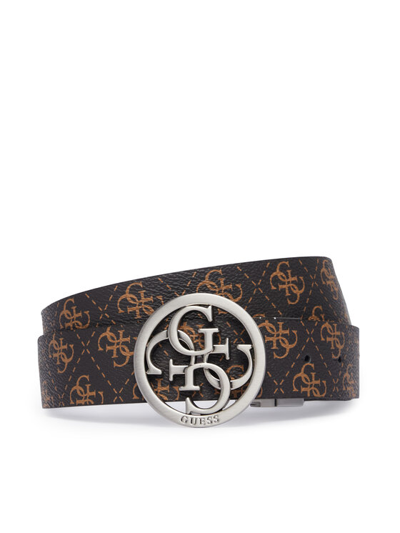 Guess Guess Curea de Damă BM7960 P6435 Maro închis