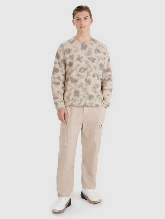 4F 4F Pantaloni di tessuto 4FRSS25TTROM1459-83S Marrone Regular Fit