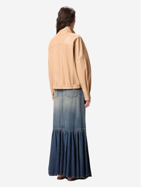 PINKO PINKO Μπουφάν outdoor BAILEE BLOUSON NAPPA LEGGERA Μπεζ Comfortable Fit