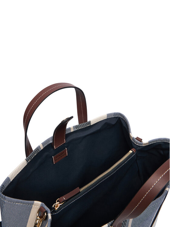 Tommy Hilfiger Tommy Hilfiger Borsetta Th City Satchel Jacquard AW0AW18733 Blu