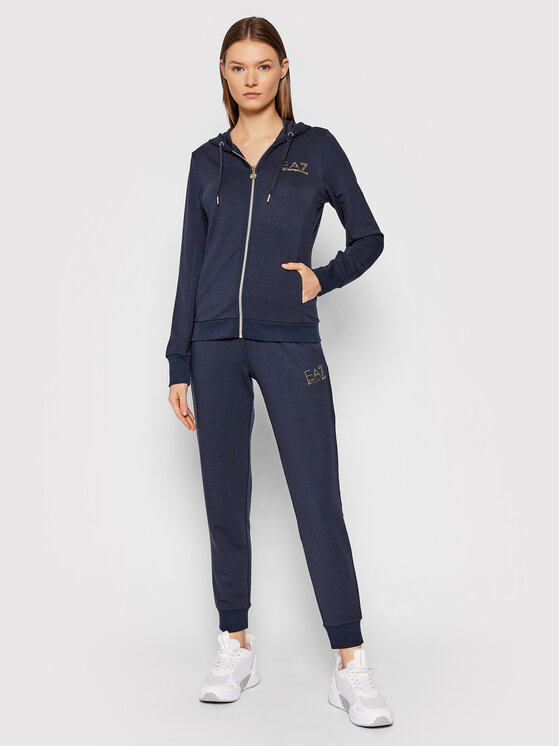 EA7 Emporio Armani EA7 Emporio Armani Tepláková súprava 8NTV51 TJ9RZ 1554 Tmavomodrá Regular Fit