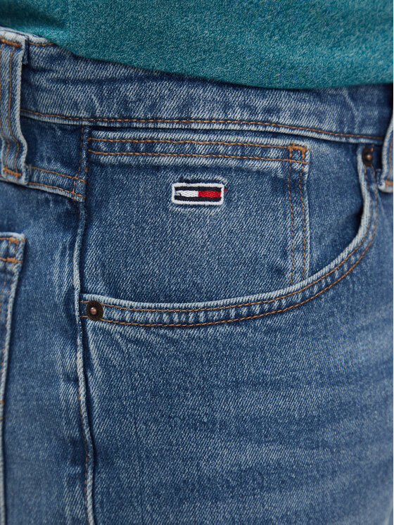 Tommy Jeans Tommy Jeans Džínsové šortky Ronnie DM0DM18792 Modrá Slim Fit