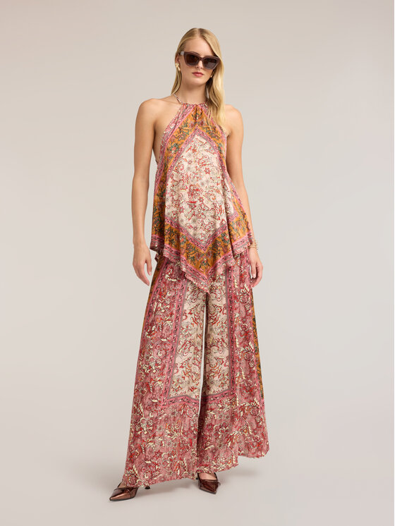 Motivi Motivi Pantaloni di tessuto P08NQ005017N0S6 Rosa Over Fit