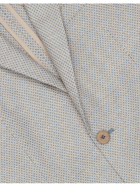 Borgio Borgio Marynarka platania Niebieski Slim Fit