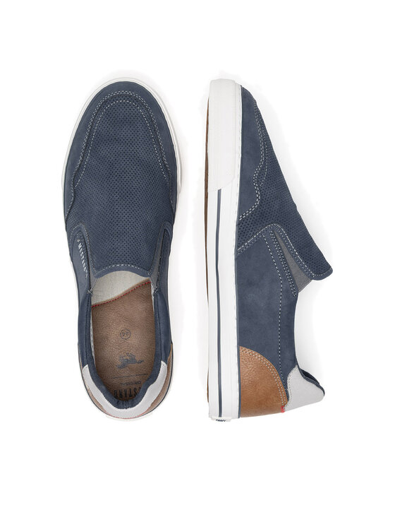 Mustang Mustang Sneakers aus Stoff 4198-402 Dunkelblau