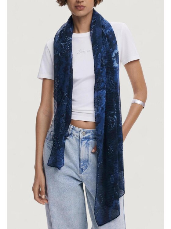 Desigual Desigual Μαντήλι FOU_PAISLEY Μπλε