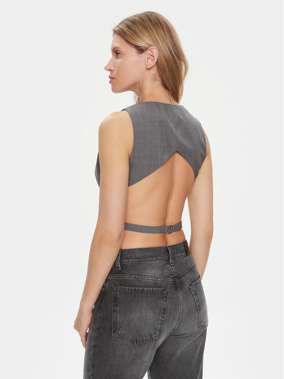 BOSS Boss Жилет Jegaro 50513132 Сірий Slim Fit