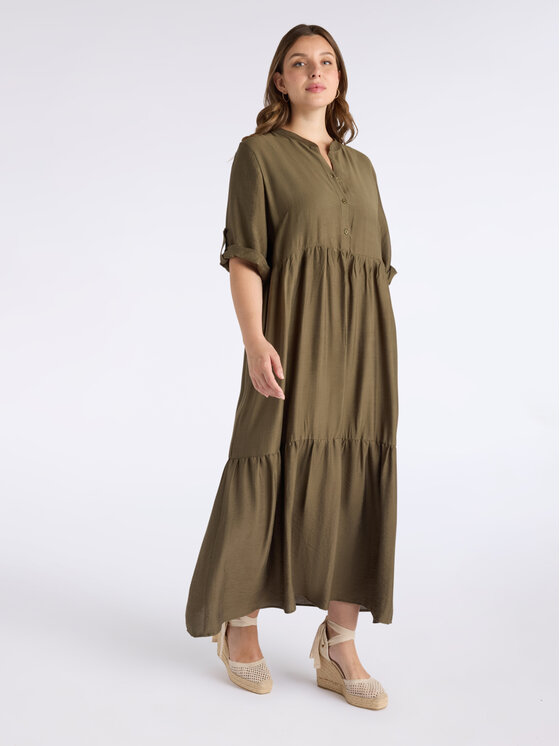 Fiorella Rubino Fiorella Rubino Abito da sera 7046T101729N035 Verde A-Line Fit