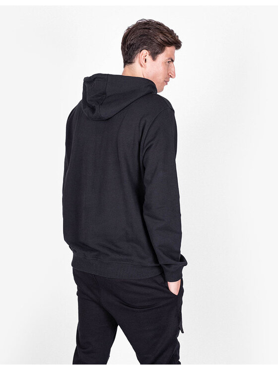 Les Hommes Les Hommes Mikina LJH401-753E | Hoodie Speed Černá Regular Fit