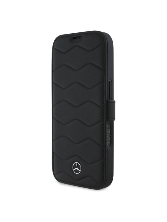 Mercedes-Benz Mercedes-Benz Etui na telefon MB Waves Leather Czarny