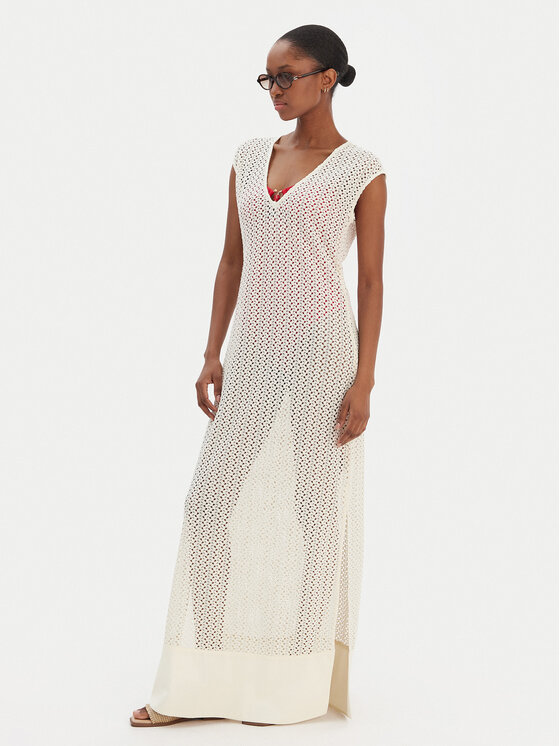 Seafolly Seafolly Rochie de plajă 55530-DR Bej Regular Fit