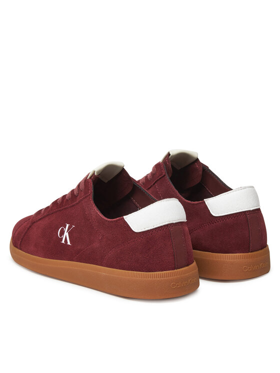 Calvin Klein Jeans Calvin Klein Jeans Sneakersy Low Profile Cupsole Su YM0YM01321 Bordowy