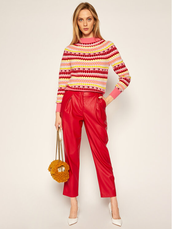 Tommy Jeans Tommy Jeans Megztinis Fairisle DW0DW08859 Spalvota Regular Fit