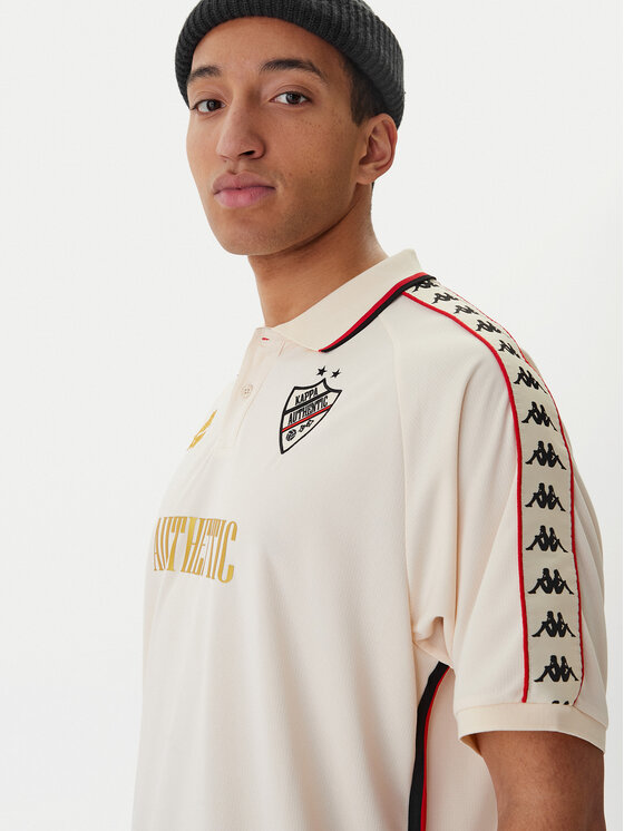 Kappa Kappa Treniņkrekls Banda Stafen 222 38254UW Écru Comfort Fit