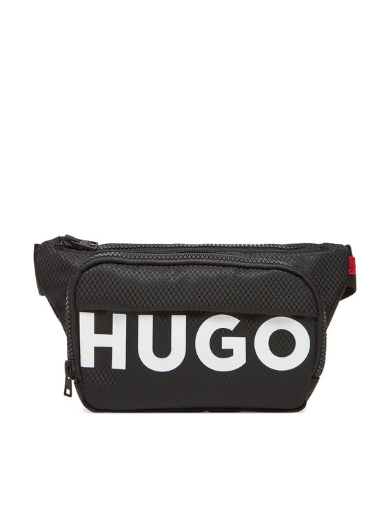 Saszetka nerka HUGO, Czarna, G00423