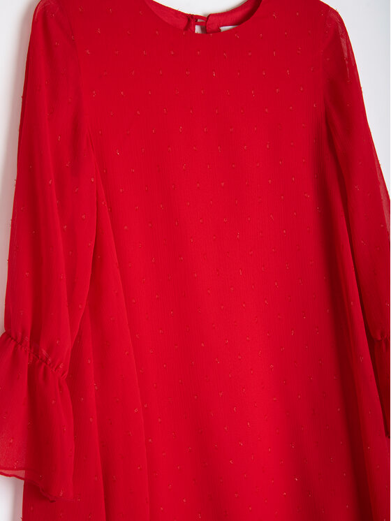 minimi minimi Sukienka 120/19C Czerwony Relaxed Fit