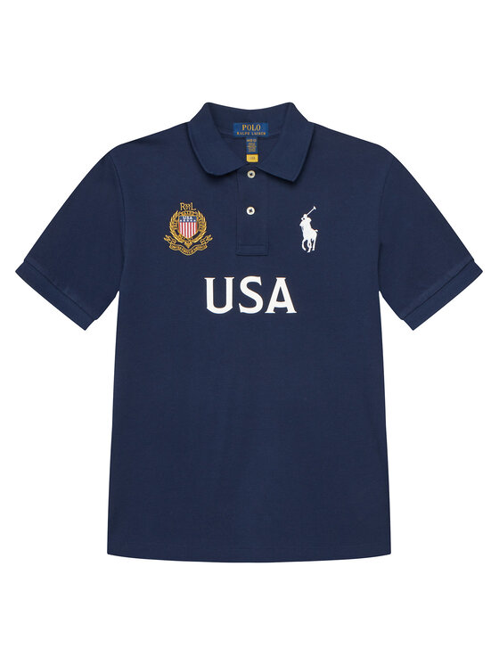 Polo Ralph Lauren Tricou polo 323B23441001 Bleumarin Regular Fit
