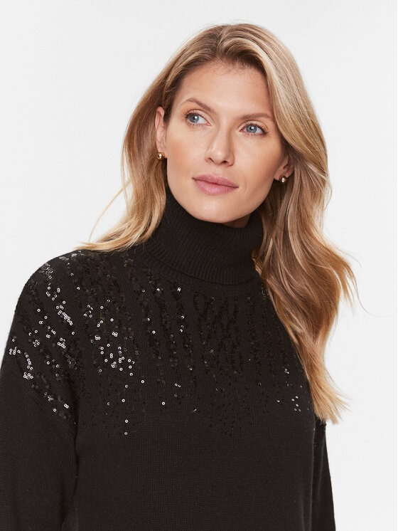 Liu Jo Liu Jo Φόρεμα υφασμάτινο MF3077 MS16G Μαύρο Relaxed Fit