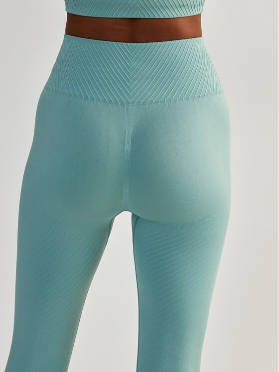 BeShaped BeShaped Legginsy Bezszwowe Femme Force Turkusowy Active Fit