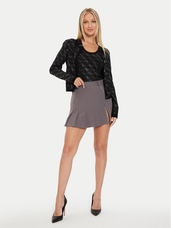 Guess Guess Kardigan W4YR25 Z3FN0 Černá Regular Fit