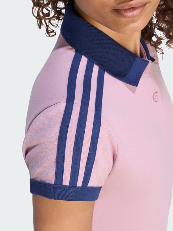 adidas adidas Polo 159123 Fioletowy Slim Fit