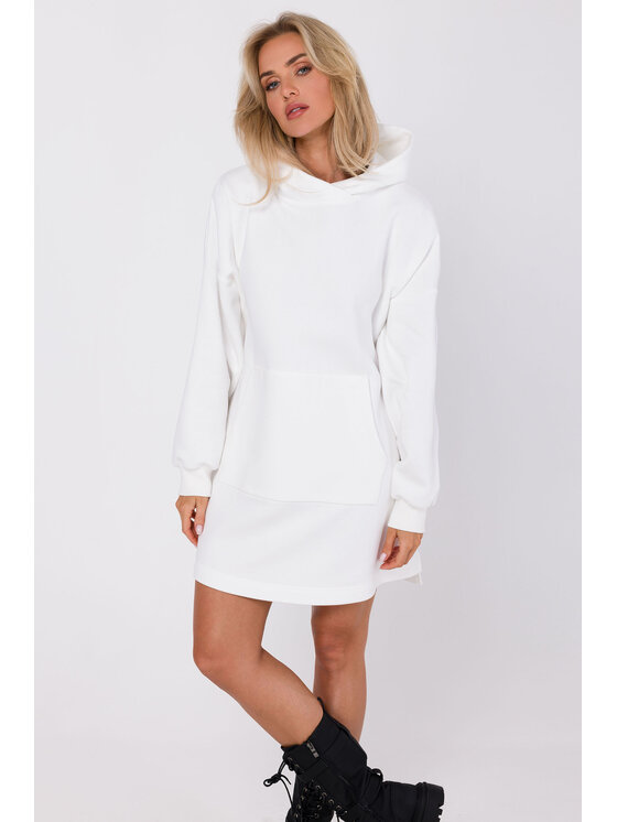 Made of Emotion Made of Emotion Každodenné šaty M762 Écru Modern Fit
