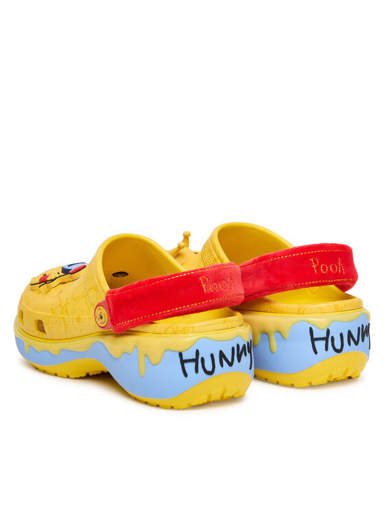 Crocs Crocs Şlapi Disney Winnie The Pooh Classic Platform Clog 211092 Galben