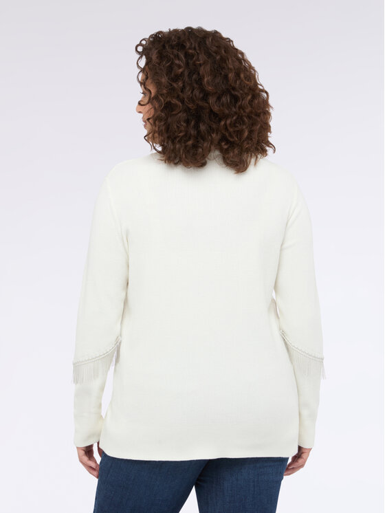Fiorella Rubino Fiorella Rubino Maglione M809L008210N011 Bianco Regular Fit