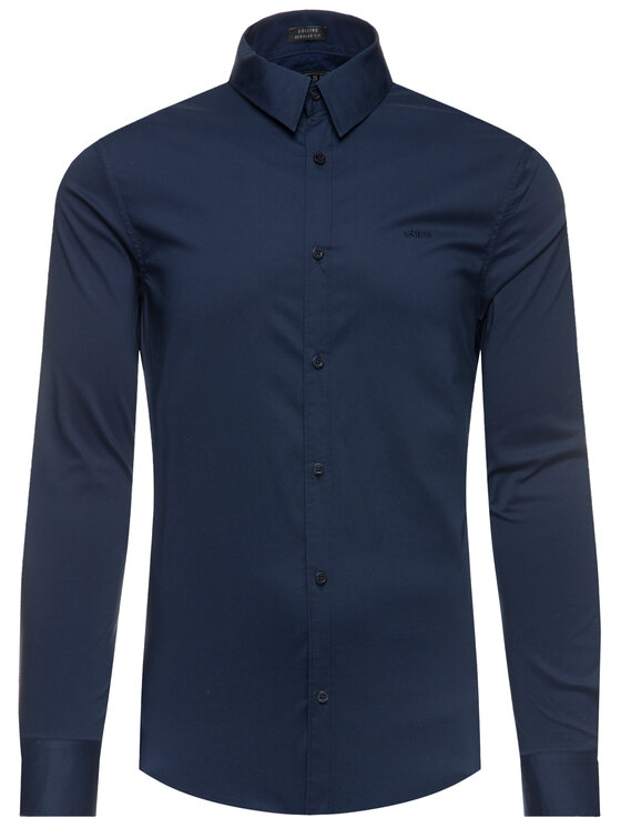 Guess Guess Сорочка M01H25 W7ZK0 синій Regular Fit