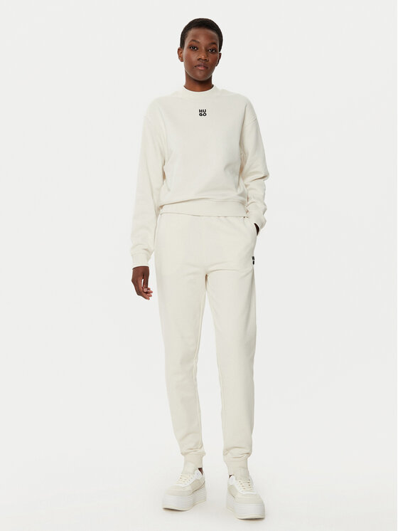 HUGO HUGO Суитшърт Daxandria 50527463 Бежов Relaxed Fit