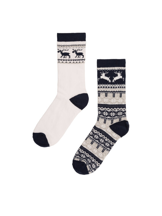 Lasocki Lasocki Calzini lunghi 2MB-003-AW23 (2-pack) Blu scuro