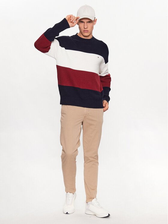 Pull tommy hilfiger multicolore online
