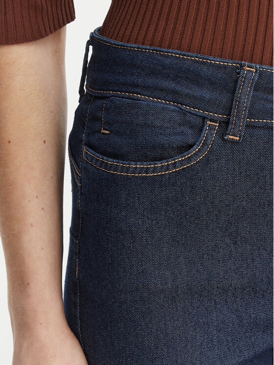 Rinascimento Rinascimento Jeansy CFC0127957003 Granatowy Bootcut Fit