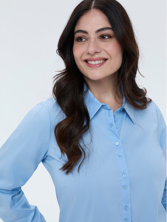 Fiorella Rubino Fiorella Rubino Camicia 5027T001431N004 Turchese A-Line Fit