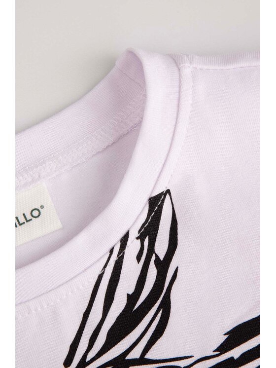 Coccodrillo Coccodrillo T-Shirt ZC4143202CGK-001 Biały Regular Fit