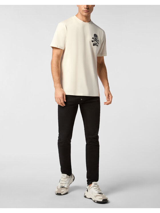 PHILIPP PLEIN PHILIPP PLEIN T-Shirt 27111 Biały Regular Fit