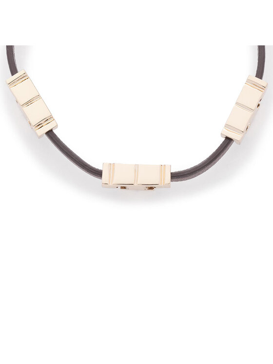 Tory Burch Tory Burch Zapestnica Serif-T Single Wrap Bracelet 61675 Rjava