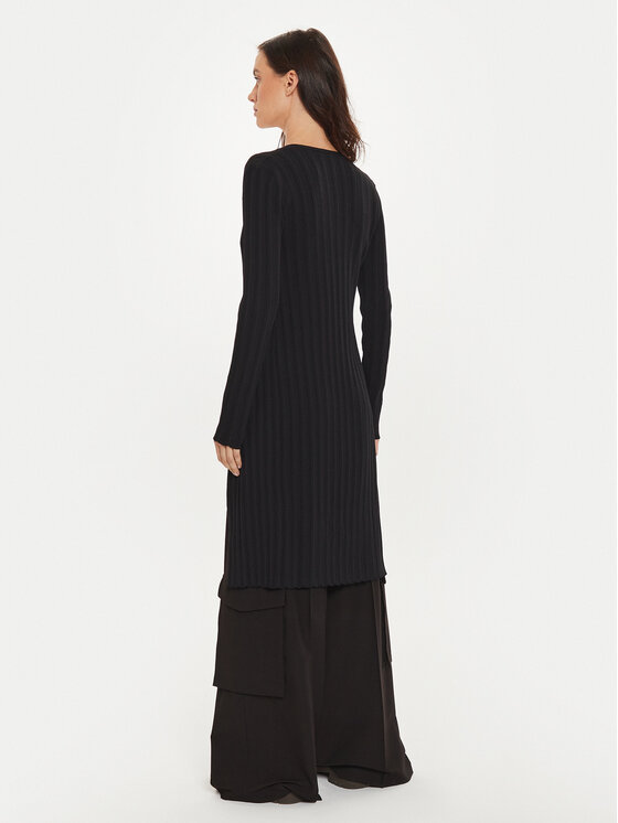 Sisley Sisley Kardigán 1WTHM6021 Čierna Slim Fit