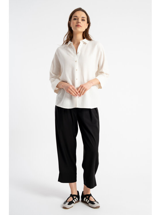 CLICK CLICK Πουκάμισο 10-6889 Λευκό Comfortable Fit