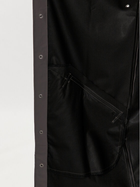 Rains Rains Яке за дъжд Long Jacket W3 12020 Сив Regular Fit