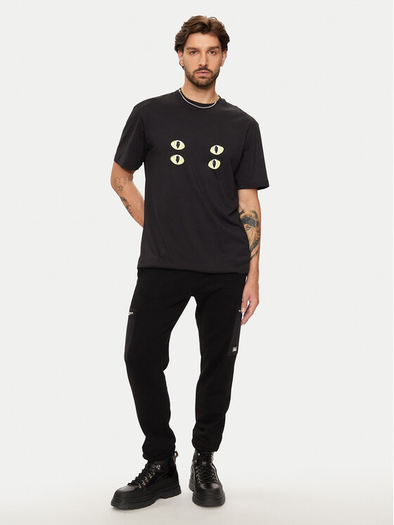 HUGO Hugo T-särk Dombreo 50530203 Must Regular Fit