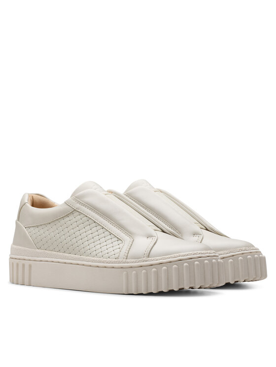 Clarks Clarks Sneakersy Mayhill Bay 26181207 Bílá