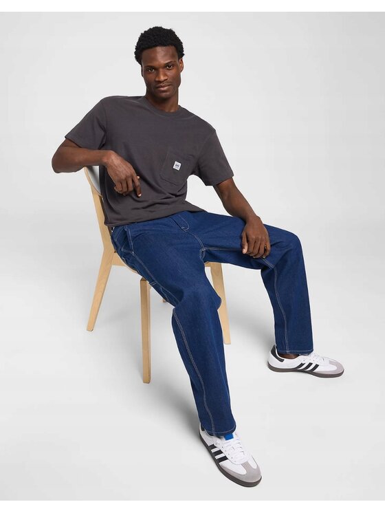 Lee Lee Jeansy CARPENTER Niebieski Loose Fit