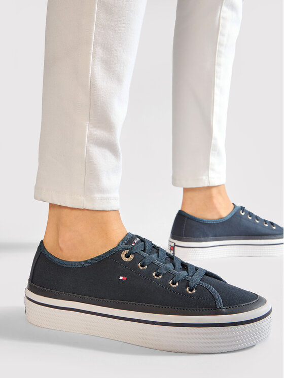 Corporate flatform sneaker tommy top hilfiger