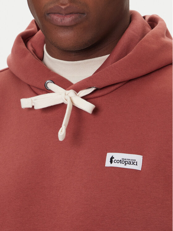 Cotopaxi Cotopaxi Bluză Llama Patch Pullover Hoodie F24474M1161 Cupru Regular Fit