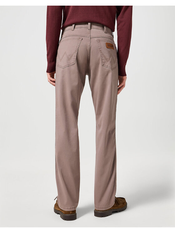 Wrangler Wrangler Spodnie materiałowe TEXAS Szary Regular Fit